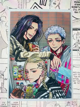 Canvas Painting Wall Art Anime TV Tokyo Revengers Poster Aesthetic Mikey Hanma Shuji Manga Mural Kawaii Room Decor Gift