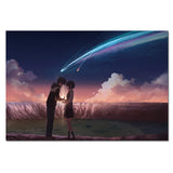 Manga Film Poster Anime Movie Canvas Printings Your Name By Kimi No Na Wa Posters and Prints Cartoon Love Wall Art Picture Decor