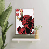 Gurren Lagann Anime Canvas Wall Art x  Modern Home Decor Poster for Bedroom or Living Room Personalized Gift Stylish Family Deco