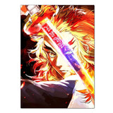 Anime Demon Slayer Poster for Wall Art Wallpaper Kimetsu No Yaiba Picture Print Canvas Painting Home Kawaii Room Decor Aesthetic