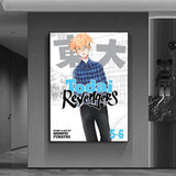 cool anime t-Tokyo Revengers Poster Versatile HD Waterproof Wall Art Self-Adhesive Decor for Any Space Ideal Gift