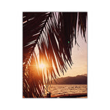 Coastal Sunrise Nature Landscape Wall Poster Canvas Art Painting