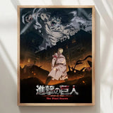 A-Attack On Anime T-Titan Poster High Quality Print Waterproof Wall Art Sticker For Bar Living Room Decor Gift