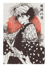Canvas Painting Wall Art Pictures Demon Slayer Japan Anime Poster Print Tanjiro Zenitsu Characters Portrait Room Home Decoration