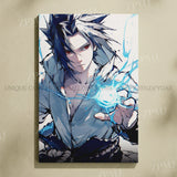 Hot Blooded Anime Naruto Home Decorative Canvas HD Prints Paintings Ink Style Pictures Uchiha Itachi Wall Art Frameless Poster
