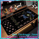 Mouse Pad Large Desk Mat P_Pokemones Anime Playmat 900x400 Xxl TGM PTCG Card Games Speed Computer and Office Gamer Cabinet mat