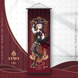 Genshin Impact Scroll Canvas Painting Columbina Sandrone Flins Home Decor Wall Hanging Anime Poster Wall Art Room Decoration