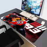 Moto Marc Marquez 93 Mouse Pad XXL Gaming Accessories Office Gamer Keyboard Desk Mat Non-Slip Laptop Large Rubber Anime Mousepad
