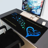 Gaming Large Mouse Pad Anime Kingdom Hearts Non-Slip Laptop Notebook Mousepad Desk Decor Extended Mouse Mats Office Keyboard Pad