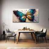 Handmade Oil Painting Canvas Wall Art Decoration Animal Abstract Texture Butterfly For Home Living Room Decor Rolled Frameless Unstretched Painting