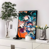 My Hero Academia Kaminari Denki  Classic Anime Poster Fancy Wall Sticker for Living Room Bar Decoration Decor Art Wall Stickers