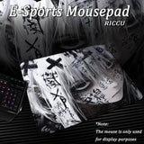 Anime Girls Aesthetic Mouse Pad Computer Office Gamer Table Mat Rubber Anti-slip Laptop Mousepad Small Decor E-Sports Desk Pads