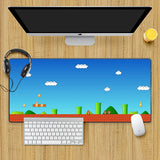 Hot Games Super M-Marioes Mousepad HD Printing Computer Gamers Locking Edge Non-slip Mouse Pad XXL90x40cm Keyboard PC Desk Pad
