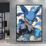 Classic Anime Pokemon Umbreon Flareon Canvas Painting Anime Wall Art Prints HD Poster Picture Print Home Living Room Decor