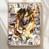 A-Attack On Anime T-Titan Poster High Quality Print Waterproof Wall Art Sticker For Bar Living Room Decor Gift