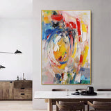 Handmade Oil Painting Canvas Wall Art Decoration Hand Painted Modern Abstract For Living Room Home Decor No Frame