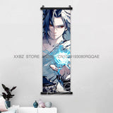 Naruto Home Decoration Scrolls Picture Hyuga Hinata Anime Canvas Wall Art Interior Hanging Painting Uchiha Itachi Figures Poster