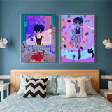 Classic Hot Horror Video Game Omori Poster Psychological Game Anime Cartoon Print Canvas Painting Wall Art Playroom Home Decor