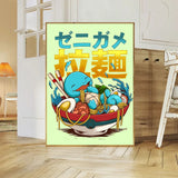 Anime P-Pokemon Poster Art  canvas poster Coffee House Bar Room Wall Decor