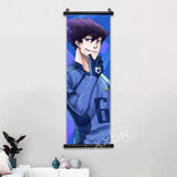 Blue Lock Posters Japanese Anime Wall Art Canvas Pictures Isagi Yoichi Painting Chigiri Hyoma Hanging Scrolls Home Decoration