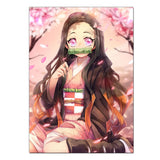 Anime Demon Slayer Poster for Wall Art Wallpaper Kimetsu No Yaiba Picture Print Canvas Painting Home Kawaii Room Decor Aesthetic