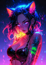 Anime Girls Canvas Painting, Hot Girl Poster Canvas Prints, Coquette Room Decor, Girly Wall Art For Home Decoration Unframed