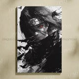 Hot Blooded Anime Naruto Home Decorative Canvas HD Prints Paintings Ink Style Pictures Uchiha Itachi Wall Art Frameless Poster