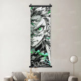 Demon Slayer Poster Home Decor Hashibira Inosuke Canvas Scrolls Picture Agatsuma Zenitsu Wall Art Kamado Nezuko Hanging Painting