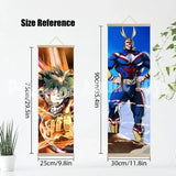My Hero Academia Poster: Hanging Scroll, HD Quality Wall Art, Retro Posters for Home Room Wall Decoration
