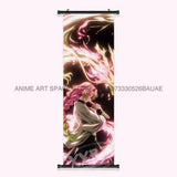 Demon Slayer: Kimetsu No Yaiba Wall Art Canvas Scrolls Pictures Anime Poster Hanging Painting Print Home Decoration Living Room