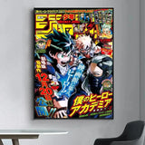 My Hero Academia Kaminari Denki Classic Anime Anime Posters Sticky HD Quality Wall Art Retro Posters for Home Room Wall Decor