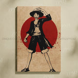 Anime One Piece Home Decoration Canvas Painting Pictures Monkey D. Luffy Figures Wall Art Prints Poster For Living Room No Frame