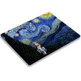 Van Gogh Illustration Anime Mouse Pad Kawaii Pc Accessories Gaming Laptops Mousepad Gamer Deskmat Desk Protector Keyboard Mat