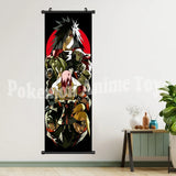 Hot Japanese Anime Scroll Canvas Wall Hanging Painting Kakashi Home Anime Poster Sasuke Art Room Decoration Kid Gift Itachi