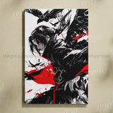 Hot Blooded Anime Naruto Home Decorative Canvas HD Prints Paintings Ink Style Pictures Uchiha Itachi Wall Art Frameless Poster