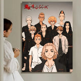 Anime T-Tokyo Revengers Painting Calligraphy HD Waterproof Canvas Art: Aesthetic Wall Decor Home,Bar & More