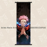 Hot Blooded Anime Jujutsu Kaisen Print Canvas Poster Satoru Gojo Home Decoration Mural Wall Art Scrolls Picture Hanging Painting