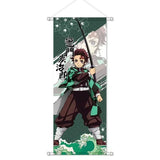 Anime Demon Slayer Cartoon Tanjirou Nezuko Scroll Canvas Wall Hanging Painting Home Decor Anime Poster Wall Art Room Decoration