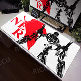 Large Mats E-E-Evangelione Mouse Pad Gamer Desk XXL Rug Office Accessories Computer Table Carpets Anime PC Gaming E-Sports Pads