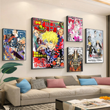 Tokyo Revengers  Anime Posters Sticky HD Quality Wall Art Retro Posters for Home Room Wall Decor