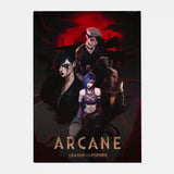 Anime Game Arcane Jinx Main Art Poster Aesthetic Canvas Painting Posters and Prints Wall Art Picture For Living Room Decoration